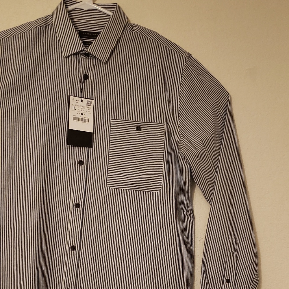 Zara Man Button Up Down Shirt